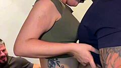 Hubby watches buddy pound his sexy Brazilian wife hard