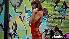 ebony milf eugena strips naked shows juicy natural tits ass