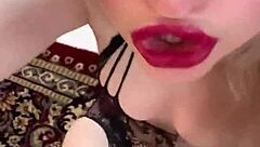 Mistress dominates slave in kinky stockings cash sex