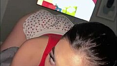 Community College Freshman Delilah Dagger Rides Dick After Bent Over Class