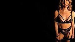 ever wondered how a perfect stocking blonde fucks wildly in total darkness?