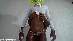 Isn't this skinny african beauty perfect for standing fuck after weekend holiday hookup?