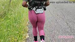 damn that ebony with huge ass in leggings running alone thru forest 🍑🏃‍♀️🌲