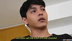 i get my ass fucked hard between boss and partner at this private party