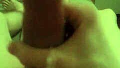 guy strokes cock hard until massive cumshot boredom breaker