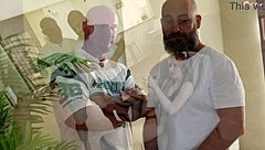 stepdad and buddy facefuck gamer slut teen with two monster cocks in hardcore mmf