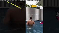 ana jalandoni's bikini downblouse flashes her filipina tits accidentally uh