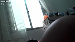 yo jade cristal looks so hot sucking that cock with her juicy tits