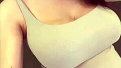 check stepmom's elastic ass bounce and milky tits spill out!