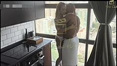 married milf humiliates cuckold husband fucking old black man with giant cock