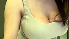 check stepmom's elastic ass bounce and milky tits spill out!