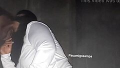 Wife sucks hubby then takes black cock in swingers gloryholes