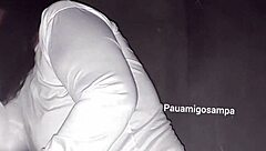 Wife sucks hubby then takes black cock in swingers gloryholes