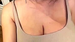 check stepmom's elastic ass bounce and milky tits spill out!