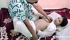 fucking sexy indian tenant for unpaid rent with deepthroat blowjob