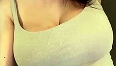 check stepmom's elastic ass bounce and milky tits spill out!