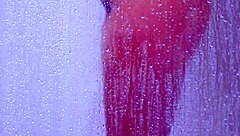 tanned college babe showers in bikini getting super horny 😍💦🔥