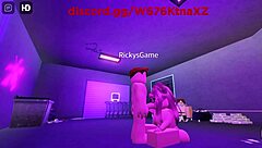 Nerd virgin slut blows monster cock from roblox gamer!