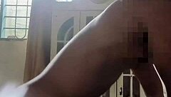 She shakes her ass wildly on massive black cock.