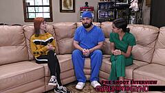 omg ditria rose's first gyno exam with anal fingering and pussy spreading 😱🔥 close-up moans galore