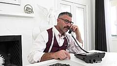 avery jane you ready for this petite ebony big tits babe to ride your cock interracial at casting?