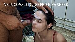 this cute sailor girl gets bent over fucked doggystyle by husband after blowjob