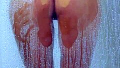 tanned college babe showers in bikini getting super horny 😍💦🔥