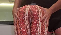 Cleaning lady spreads for my monster cock creampie after kitchen doggystyle tip