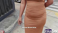 Morena Colombian Puta Fucks Tinder Stranger Hard in Public