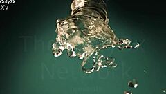 MARIE LUV FAPS HUGE DILDO IN SMALL TITS SOLO QUICKFAP!