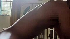 She shakes her ass wildly on massive black cock.