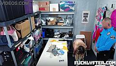 CAUGHT STEALING ARIA BANKS SUCKS And FUCKS Guard For Freedom