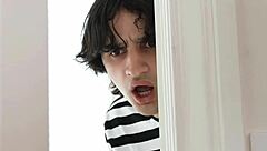 Mom And Stepsis Caught Masturbating - Stepbro Joins For Taboo Threesome Fuck!