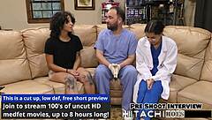 Petite Latina Nicole Luva masturbates hairy pussy with vibrator closeup moaning orgasm