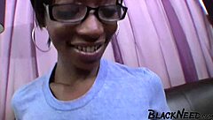 black amateur chick strokes that thick white dick nice n slow teasingly