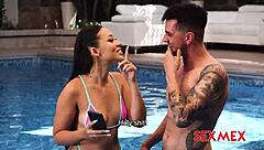 Sexmex Daniela Andrea Bent Over Latina Ass Pounded in Raw Quickie Fuck