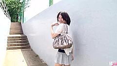 Jap Mizuki's Hairy Pussy Filled with Creampie Cum