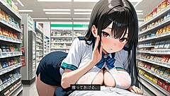 Late night convenience store big tits clerk's secret paizuri asmr joi! 🍒💦😈