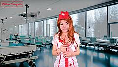 Nurse, why are you doing such perverted things in front of your patient?