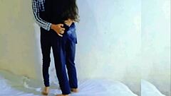 Indian College Virgin Schoolgirl Loses It to Boyfriend Romantic Kissing Leads to First-Time Pussy Fuck!