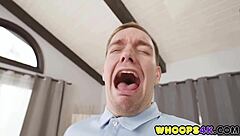 black step aunt catches friend banging family boy in her bedroom