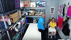 CAUGHT STEALING ARIA BANKS SUCKS And FUCKS Guard For Freedom