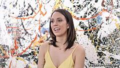 Jade Nile Swallows Cum Takes Facial After Hardcore Fuck