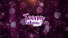 Curvy brunette kitty deville teases stepdad with fake tits then kitchen doggystyle creampie