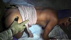 damn dubai arab teen in army uniform... petite ass gets hardcore wrecked outside base oops!!