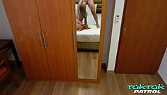 tuktukpatrol skinny asian with beautiful eyes takes big fat cock doggystyle