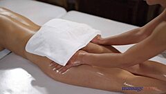 Massage Rooms Busty Brunettes Emily Bright Shalina Devine Oiled Scissoring Orgasms