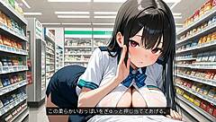 Late night convenience store big tits clerk's secret paizuri asmr joi! 🍒💦😈