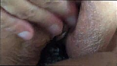 Juicy fat ass maid flashes wet milf pussy in shorts before black cock creampie missionary