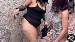 Dude snagged that college chick from the party and railed her in the alley!